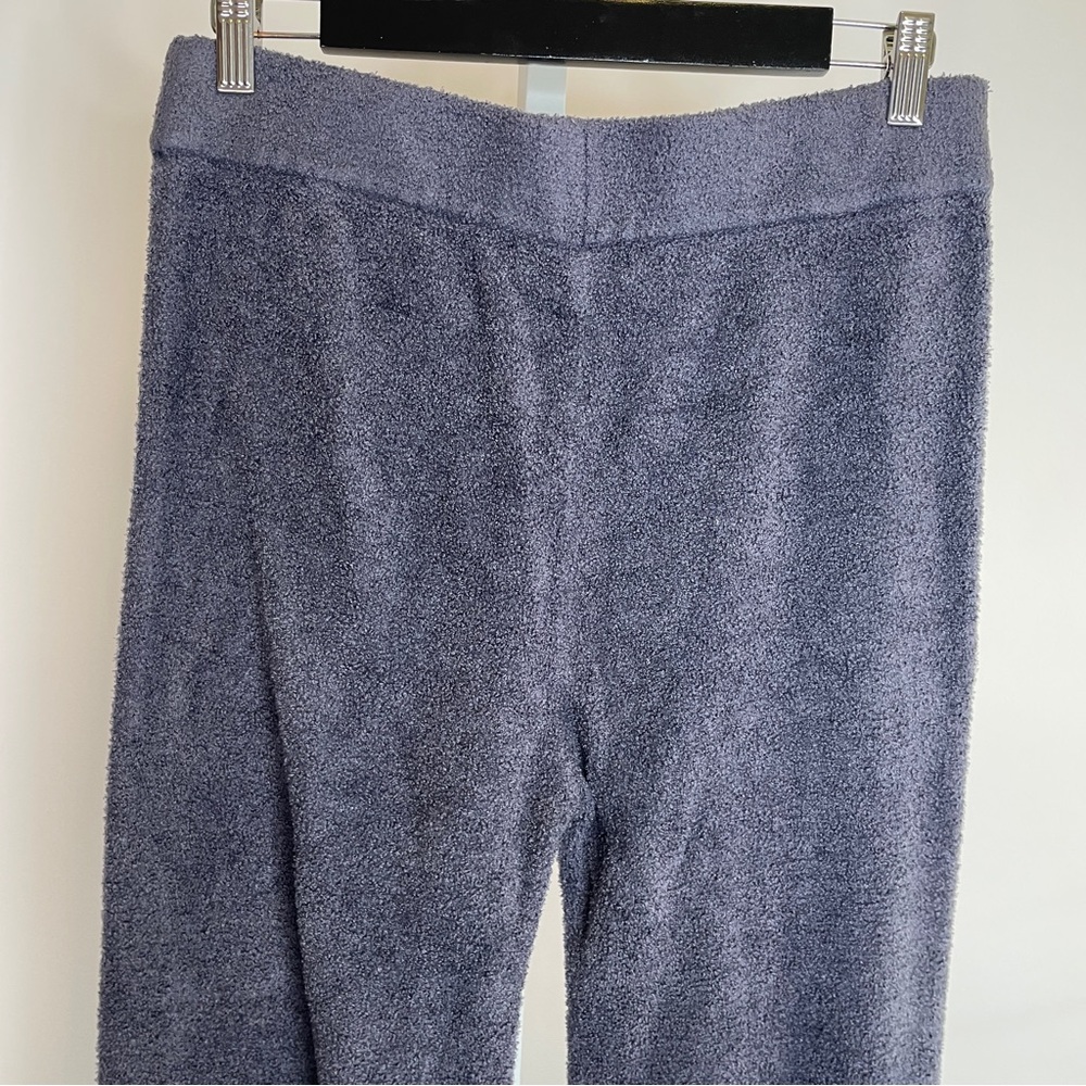 Barefoot Dreams | CozyChic Lite Knit Ankle Length Pants Baja Blue Size Medium - Picture 9 of 13